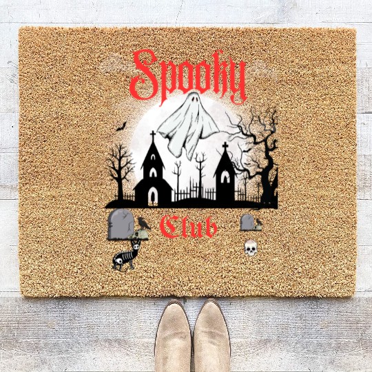 Spooky Club – Gothic Graveyard V Coir Doormats