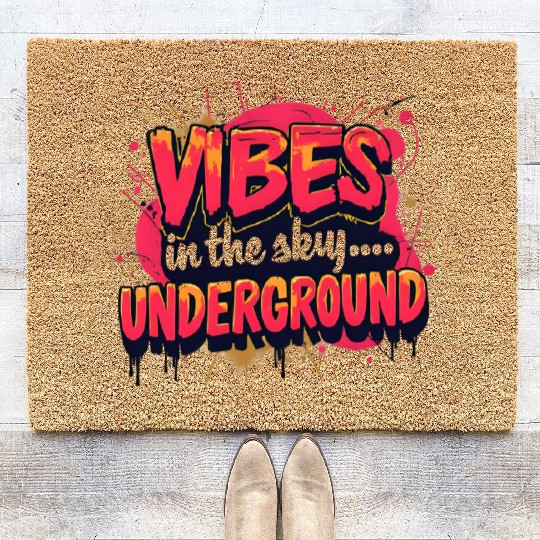 Vivid Underground Vibe Coir Doormats