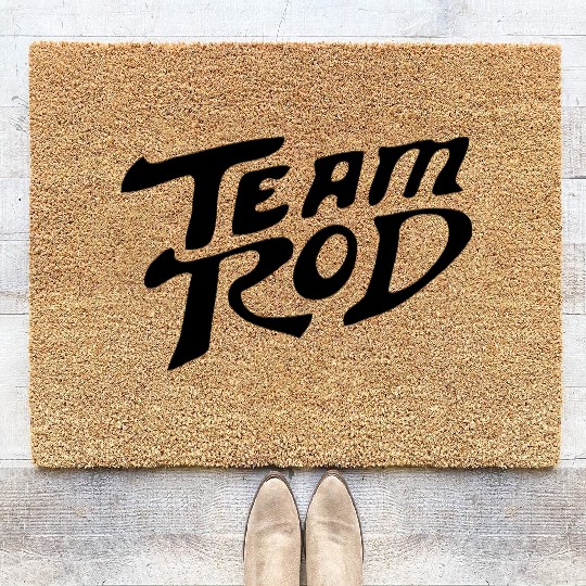 Team Rod Design From Hot Rod the Movie Coir Doormats