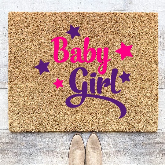 baby girl Coir Doormats
