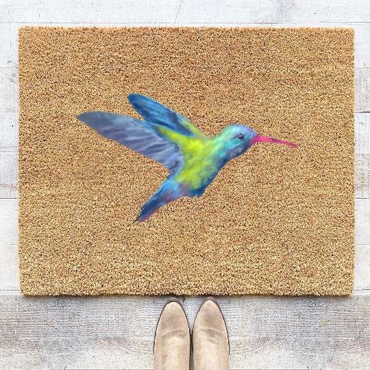 AD hummingbird Coir Doormats
