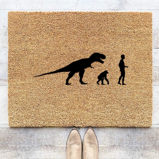 Evolution dinosaur Rex Coir Doormats