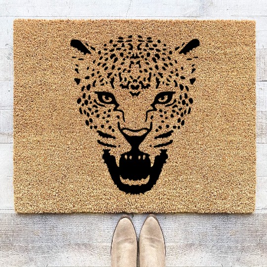 cheetah Coir Doormats