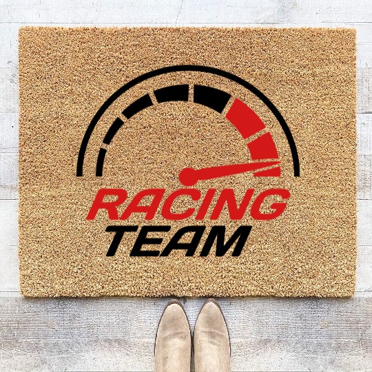 Racing team speedometer quick lawn Coir Doormats