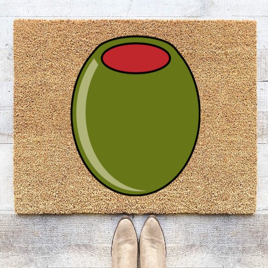 green olive Coir Doormats