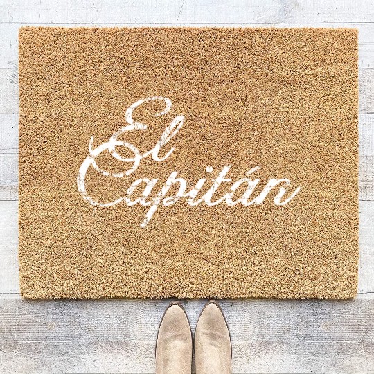 El Capitán (Vintage White) Captain Coir Doormats