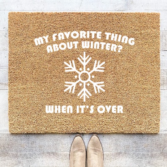 Favorite Thing About Winter Coir Doormats