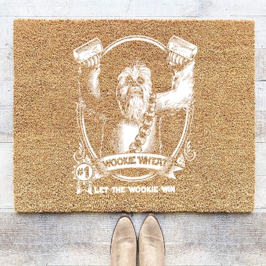 Chewbacca Wookiee - Let the wookie win Coir Doormats