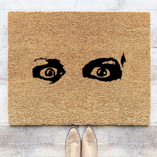 Halloween - Horror - Eyes - Watching You Coir Doormats