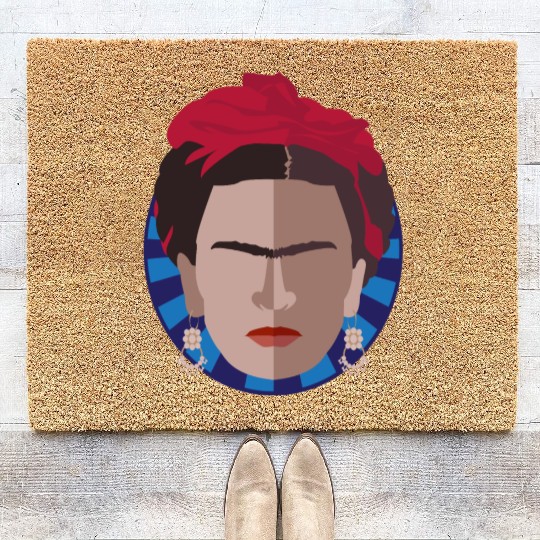 TGIF | Thank God it's Frida Kahlo Coir Doormats