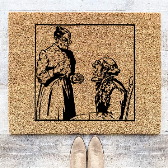 Angry Wife and Pils Coir Doormats
