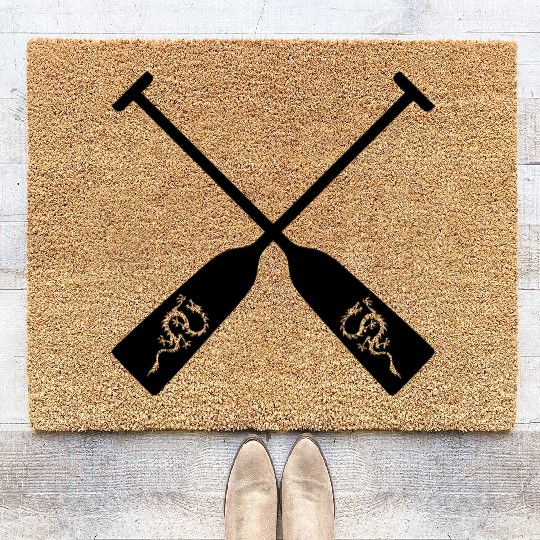 Dragonboat Dragonboating Racing Paddle Dragon Coir Doormats