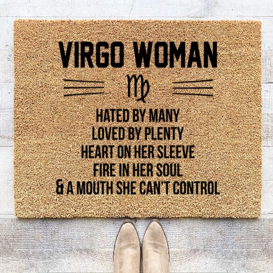 Virgo Woman Coir Doormats