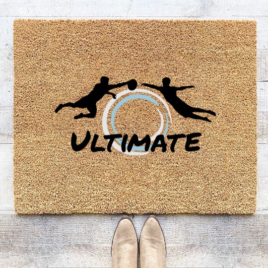 Ultimate Frisbee - men Coir Doormats