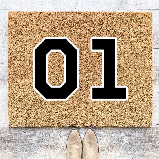 Muscle Car 01 80s TV Dukes of Hazzard General Lee Coir Doormats