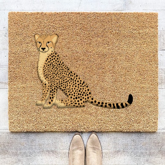 Cheetah Coir Doormats