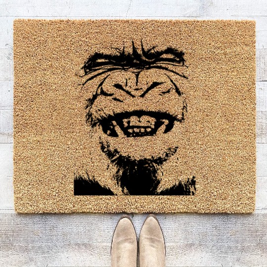Albino Gorilla (1) Coir Doormats