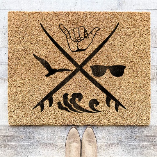 Surf vintage Coir Doormats