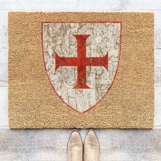Knights templar Coir Doormats