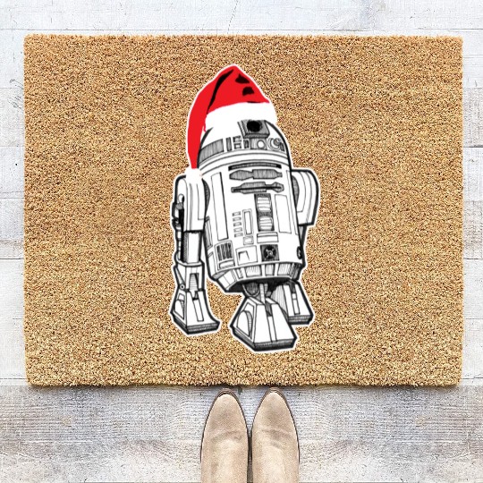 R2D2-Chrstmas Coir Doormats