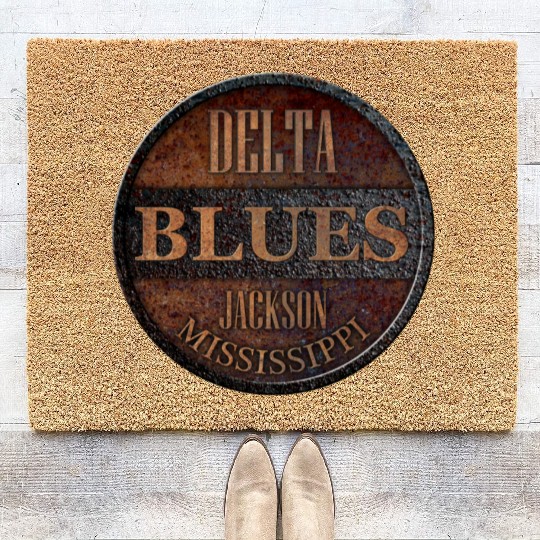 rusty delta blues jackson Coir Doormats