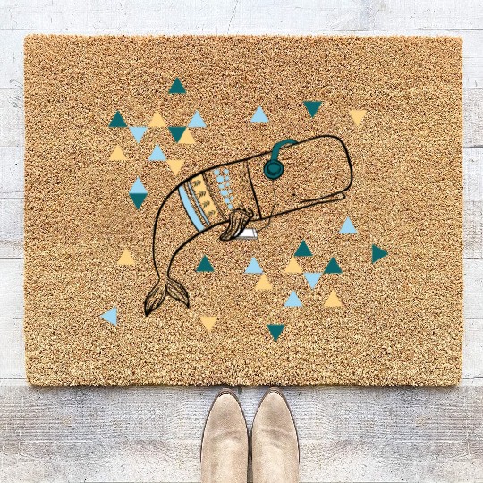 Music Whale Coir Doormats