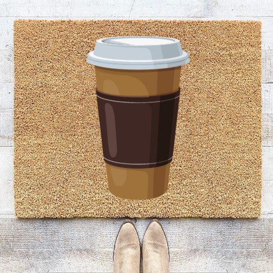 Coffee to go Coir Doormats