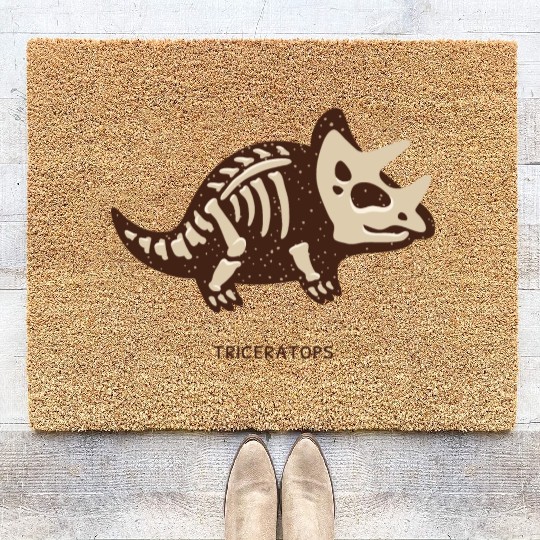 Triceratops Coir Doormats