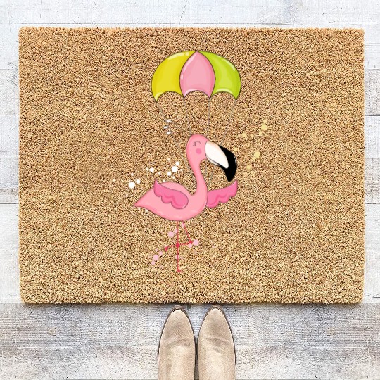 flying flamingo Coir Doormats