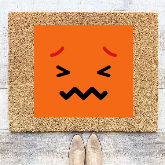 14 emoiji square 5 ai vectorstock 7799069 Coir Doormats