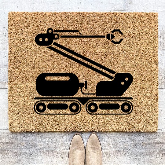 robot arm Coir Doormats