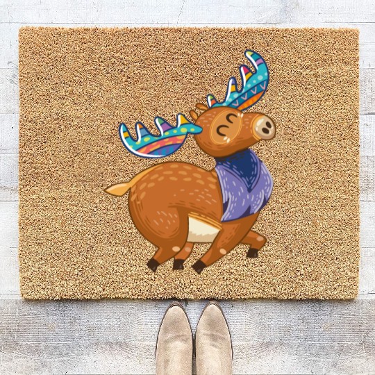 moose Coir Doormats