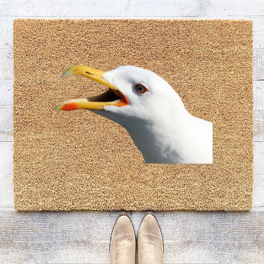seagull gull moewe1 Coir Doormats