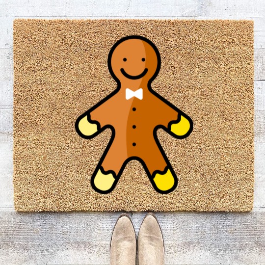 Gingerbread man Coir Doormats