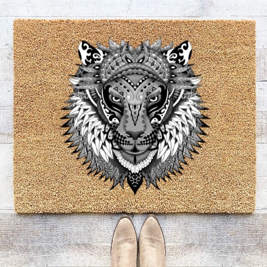 Aztec Lion Coir Doormats