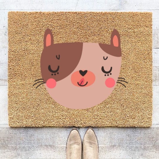Cat head Coir Doormats