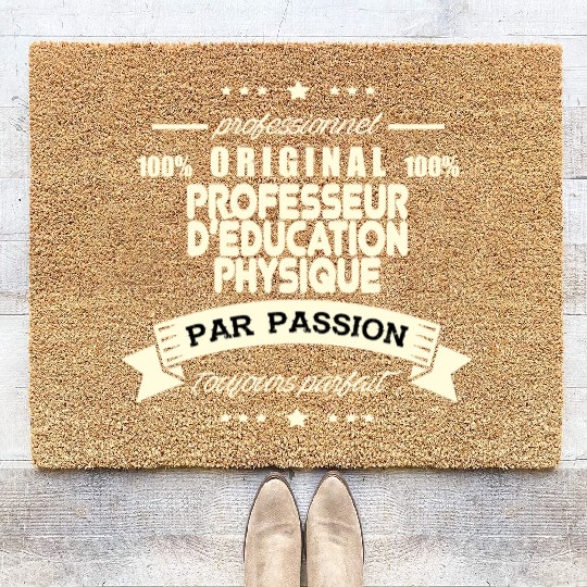 Original Physical Education Teacher Coir Doormats