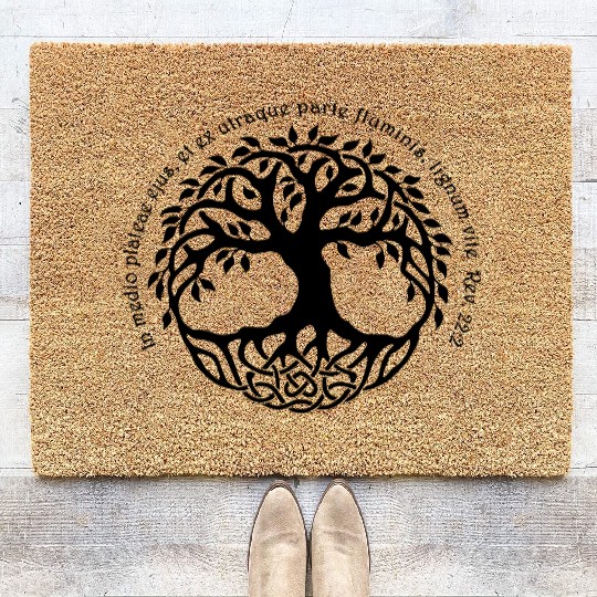 TREE OF LIFE Coir Doormats