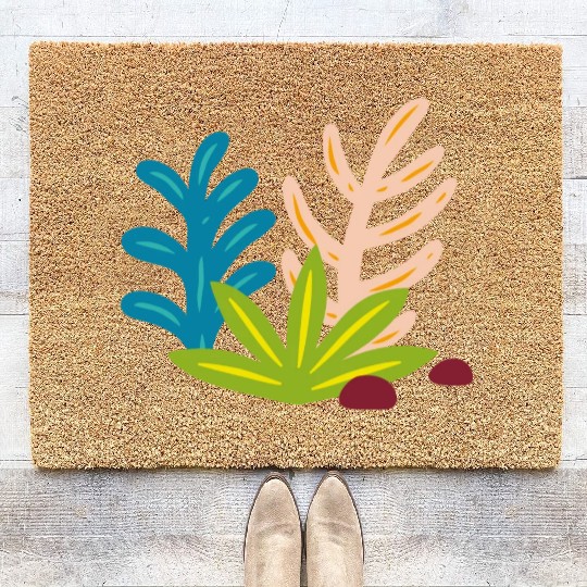 Plants Coir Doormats