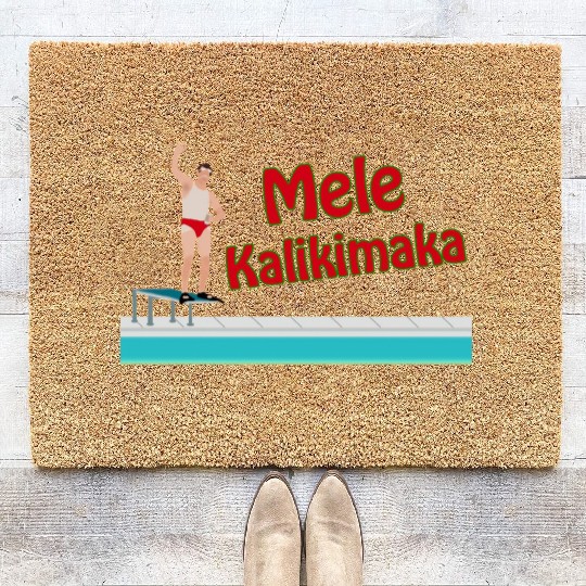 Christmas Vacation - Mele Kalikimaka Coir Doormats