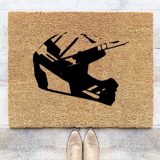 Motorcross Helmet 3 Coir Doormats