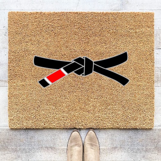 BJJ black belt Coir Doormats