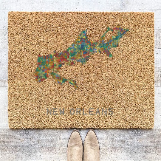 new orleans Coir Doormats