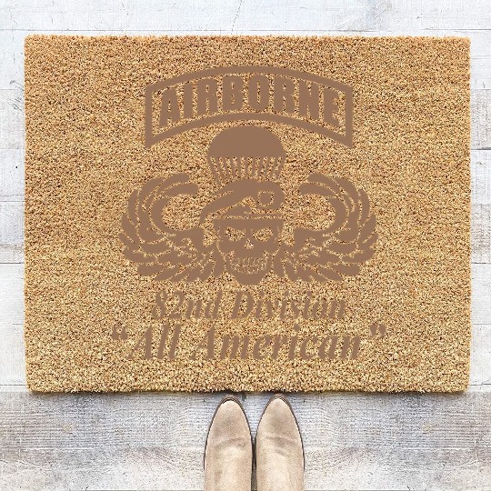 US Army 82nd Airborne Coir Doormats