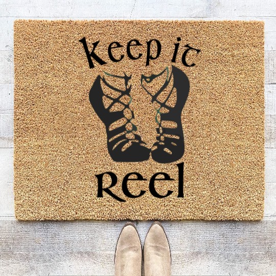Funny Girls Irish Dance & Dancing Design Keep it Coir Doormats