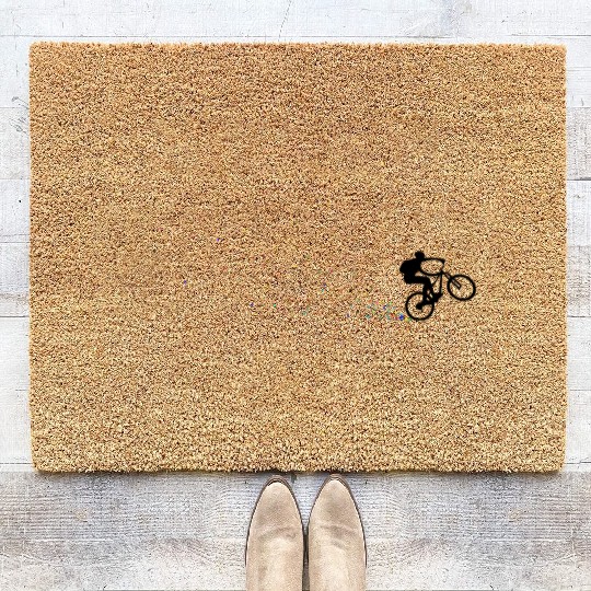 mountain bike biking cycling Coir Doormats