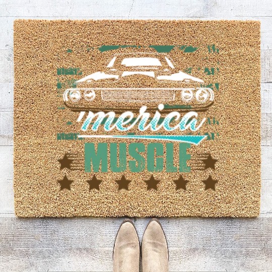 'Merica Muscle Car Coir Doormats