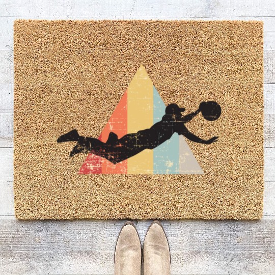 Ultimate Frisbee Layout Coir Doormats