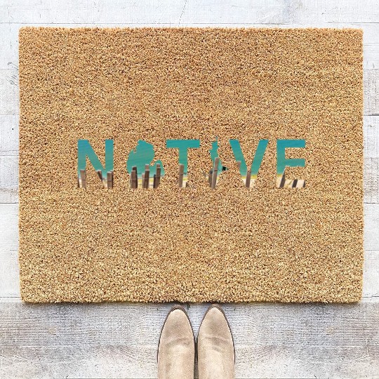 Native Michigan Beach Sand Dunes Summer Coir Doormats