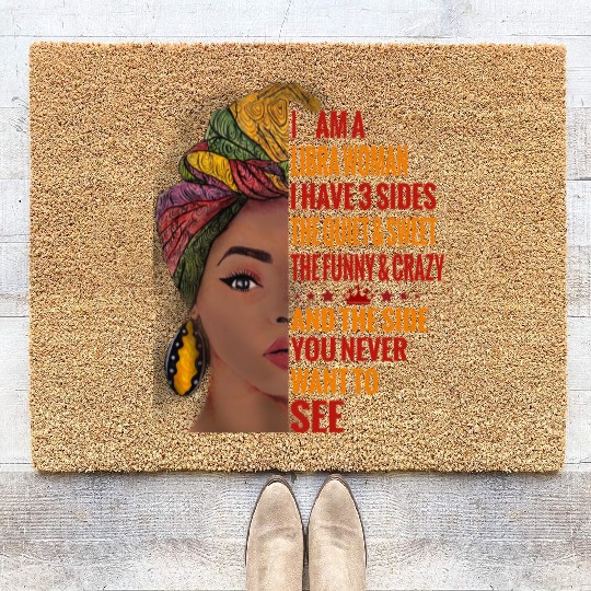 Libra woman Coir Doormats